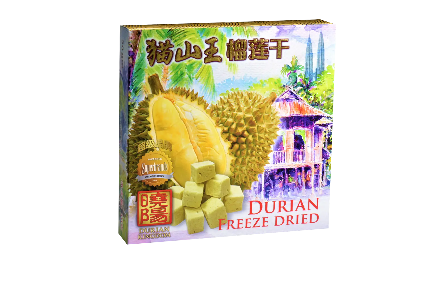 Durian Freeze Dried A 50 gm (40 boxes / Ctn)